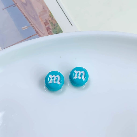 Alloy Cartoon Japanese Letters Baking Paint Hair Accessories And Mobile Phone Chain Decoration