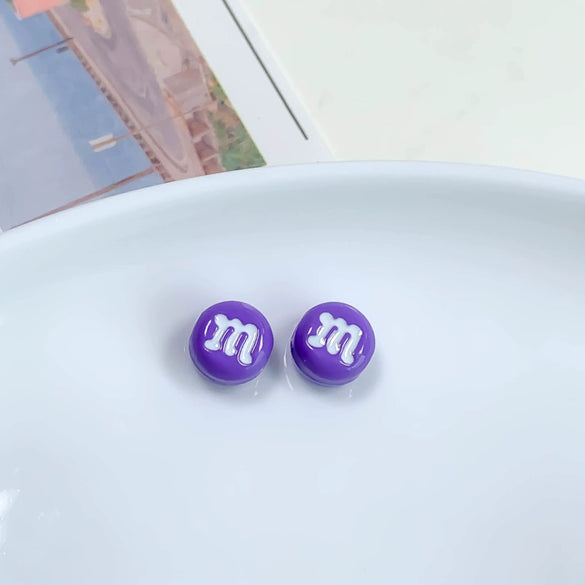 Alloy Cartoon Japanese Letters Baking Paint Hair Accessories And Mobile Phone Chain Decoration