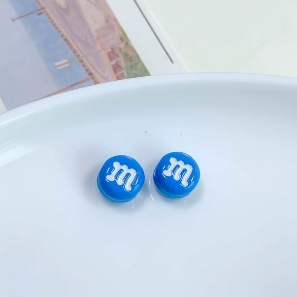 Alloy Cartoon Japanese Letters Baking Paint Hair Accessories And Mobile Phone Chain Decoration