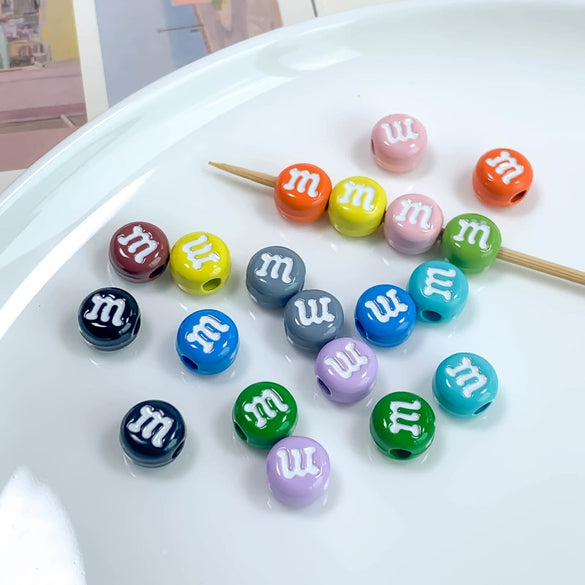 Alloy Cartoon Japanese Letters Baking Paint Hair Accessories And Mobile Phone Chain Decoration