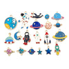 Alloy Cartoon Totem Dripping Oil Style Pendant Necklace Bracelet Earrings Accessories