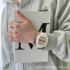 Alloy Case Sports Square Watch For Male And Female Students Klein Blue Waterproof