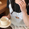 Alloy Ceramic Animal Zodiac Shaped Electroplated Women's Clavicle Chain Necklace