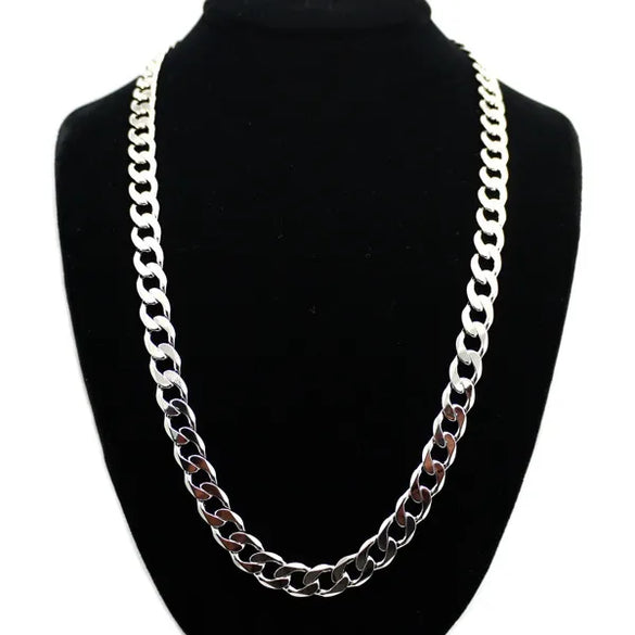 Alloy Chain Hip-Hop Fashion Simple Necklace Wide Long Necklace