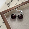 Alloy Cherry Pendant Electroplated Handmade Jewelry Accessories Bracelet Necklace