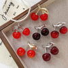 Alloy Cherry Pendant Electroplated Handmade Jewelry Accessories Bracelet Necklace