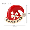 Alloy Christmas Brooch With Cartoon Christmas Tree Old Man And Snowman Designs Dripping Oil Finish Merry Christmas Pin For Women And Men