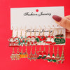 Alloy Christmas Oil Drop Geometric Earrings With Snowflake Bell Cartoon Elements Highend Electroplated