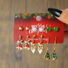 Alloy Christmas Oil Drop Geometric Earrings With Snowflake Bell Cartoon Elements Highend Electroplated