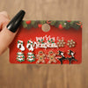Alloy Christmas Oil Drop Geometric Earrings With Snowflake Bell Cartoon Elements Highend Electroplated