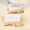 Alloy Christmas Oil Drop Geometric Earrings With Snowflake Bell Cartoon Elements Highend Electroplated