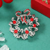 Alloy Christmas Series Dripping Oil Brooch With Snowflake Snowman Christmas Tree Bell Boots Women's Light Luxury Style Pin Suit Accessories Gift