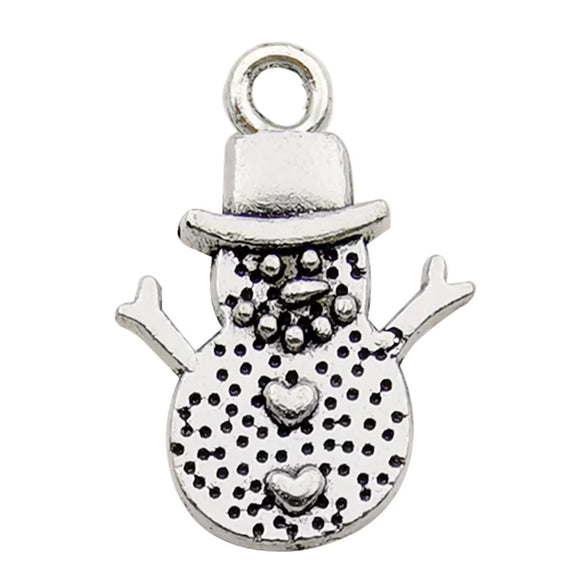 Alloy Christmas Series Pendant Accessories With Snowman Christmas Tree Deer Snowflake Natural Style Electroplating Treatment