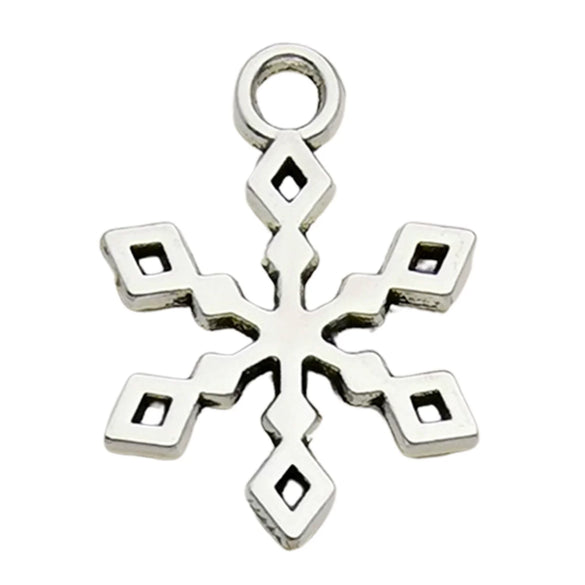 Alloy Christmas Series Pendant Accessories With Snowman Christmas Tree Deer Snowflake Natural Style Electroplating Treatment