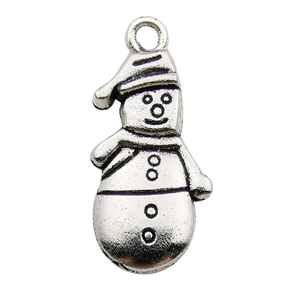 Alloy Christmas Series Pendant Accessories With Snowman Christmas Tree Deer Snowflake Natural Style Electroplating Treatment