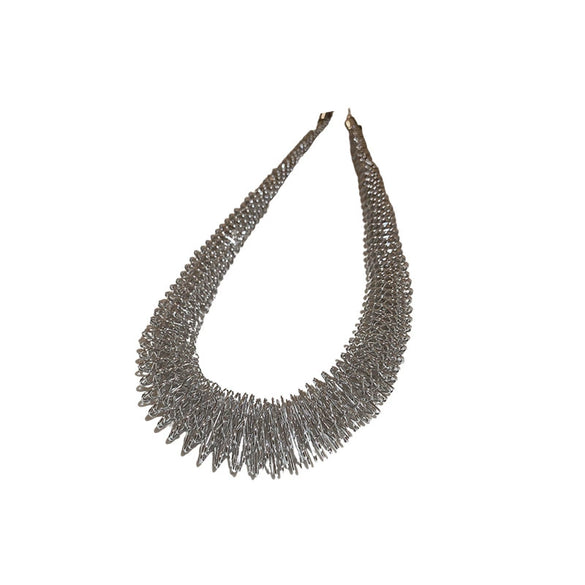 Alloy Clavicle Chain Geometric Style Women's Necklace With Exaggerated Spring Cut Collar Niche Creative Design