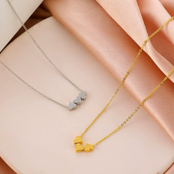 Alloy Clavicle Chain Simple Style Electroplating Women's Necklace