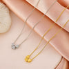 Alloy Clavicle Chain Simple Style Electroplating Women's Necklace