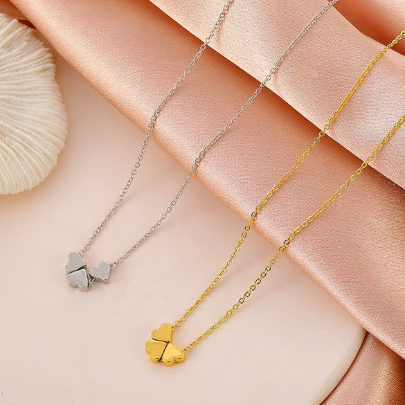 Alloy Clavicle Chain Simple Style Electroplating Women's Necklace