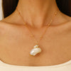 Alloy Conch Animal Zodiac Retro Exaggerated Female Pendant Necklace