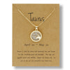 Alloy Constellation Pendant O Chain Necklace With Electroplated Finish Unisex Fashion Jewelry For Couples And Best Friends