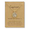 Alloy Constellation Pendant O Chain Necklace With Electroplated Finish Unisex Fashion Jewelry For Couples And Best Friends