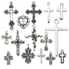 Alloy Crosses Electroplating Diy Jewelry Accessories Pendant Necklace Sweater Chain Decoration Material