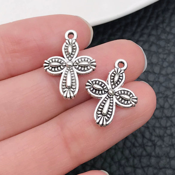 Alloy Crosses Electroplating Diy Jewelry Accessories Pendant Necklace Sweater Chain Decoration Material