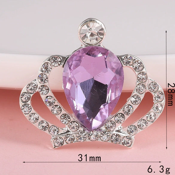 Alloy Crown Letter Pearl Handmade Diamond Rhinestone Jewelry Accessories Phone Case