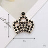 Alloy Crown Letter Pearl Handmade Diamond Rhinestone Jewelry Accessories Phone Case