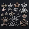 Alloy Crown Letter Pearl Handmade Diamond Rhinestone Jewelry Accessories Phone Case