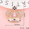 Alloy Crown Letter Pearl Handmade Diamond Rhinestone Jewelry Accessories Phone Case
