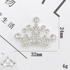 Alloy Crown Letter Pearl Handmade Diamond Rhinestone Jewelry Accessories Phone Case