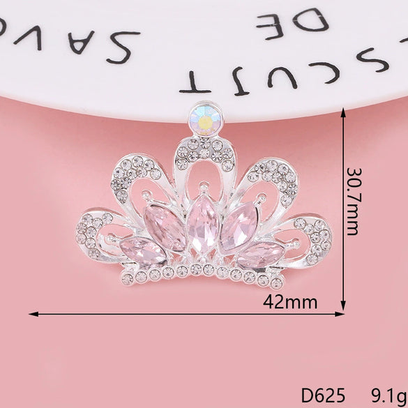 Alloy Crown Letter Pearl Handmade Diamond Rhinestone Jewelry Accessories Phone Case