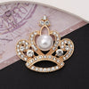 Alloy Crown Letter Pearl Handmade Diamond Rhinestone Jewelry Accessories Phone Case