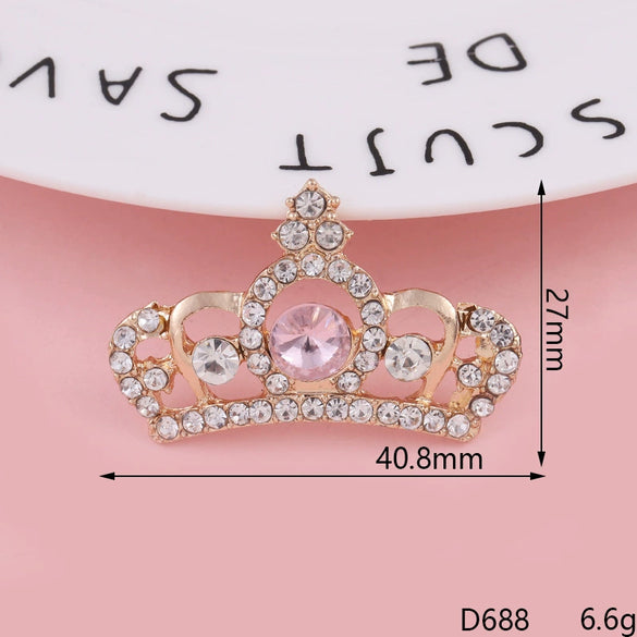 Alloy Crown Letter Pearl Handmade Diamond Rhinestone Jewelry Accessories Phone Case