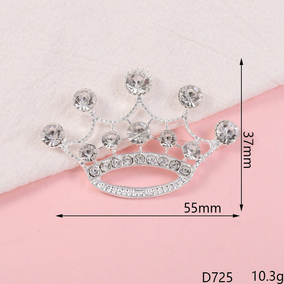 Alloy Crown Letter Pearl Handmade Diamond Rhinestone Jewelry Accessories Phone Case