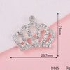 Alloy Crown Letter Pearl Handmade Diamond Rhinestone Jewelry Accessories Phone Case