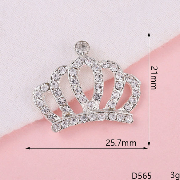 Alloy Crown Letter Pearl Handmade Diamond Rhinestone Jewelry Accessories Phone Case