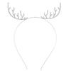 Alloy Crystal Crown Headband Hair Accessories With Antlers Stars Snowflake For Women Electroplated Animal Style