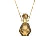 Alloy Crystal Flameshaped Perfume Bottle Pendant Necklace With Box Chain For Women Environmentally Friendly