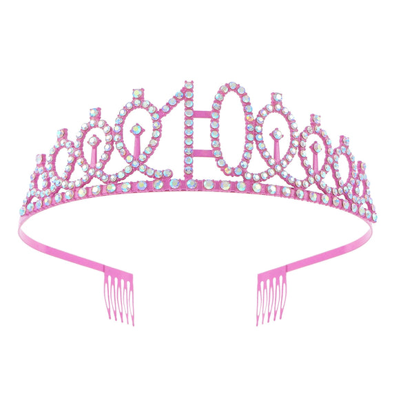 Alloy Crystal Hair Band Hair Accessories For Women With Letters Numbers Text Pattern And Electroplating Process