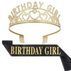 Alloy Crystal Letter Crown Fashion Headband For Women
