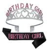 Alloy Crystal Letter Crown Fashion Headband For Women