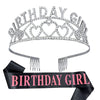Alloy Crystal Letter Crown Fashion Headband For Women