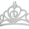 Alloy Crystal Women's Bridal Crown Hair Band With Letter And Text Pattern Electroplated For Party