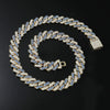 Alloy Cuban Chain Hiphop Style Jewelry With Geometric Pattern And Diamond Design