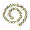 Alloy Cuban Chain Hiphop Style Jewelry With Geometric Pattern And Diamond Design