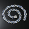 Alloy Cuban Chain Hiphop Style Jewelry With Geometric Pattern And Diamond Design