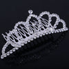 Alloy Diamond Children's Crown Comb Hair Accessories